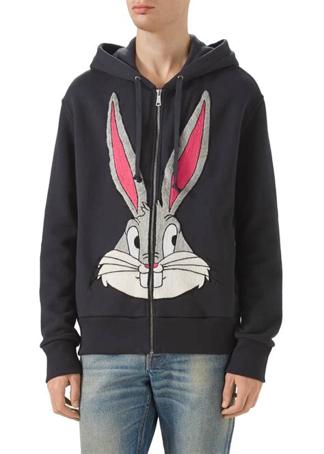 gucci bugs bunny zip front